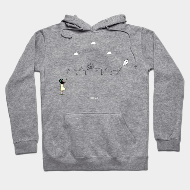 Rome Skyline Hoodie by Kein Design